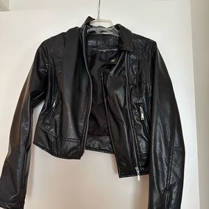 Women’s Black Leather Jacket